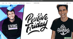 Desktop Screenshot of positivefriday.com