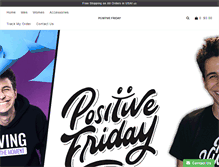 Tablet Screenshot of positivefriday.com